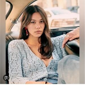 NWT Sezane Annette Cardigan. Size small